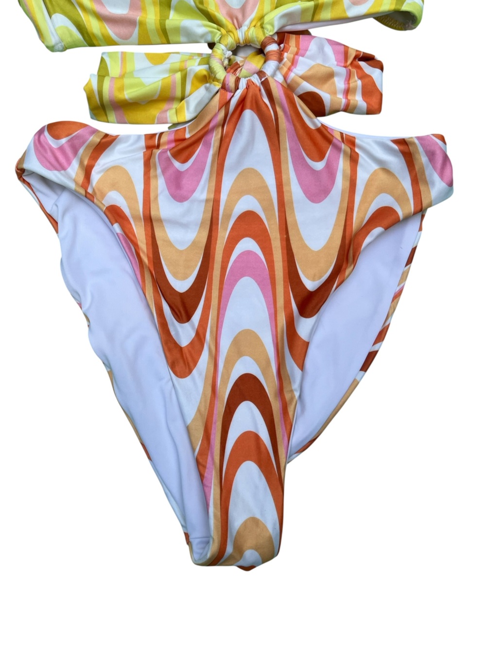BECCA Whirlpool Margot Halter One-Piece Multi Color — Medium - Picture 7 of 12